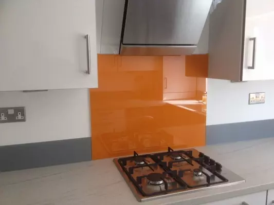 Light Grey & Orange